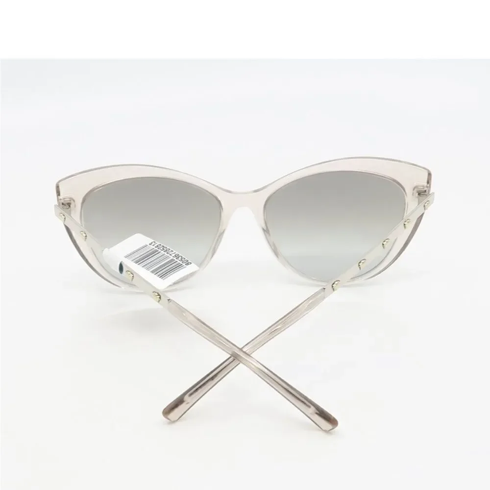 Versace MOD 4348 5270/6V Translucent Grey/Grey Gradient Sunglasses/Case NWT $342